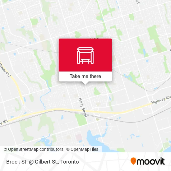 Brock St. @ Gilbert St. map