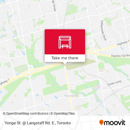 Yonge St. @ Langstaff Rd. E. map