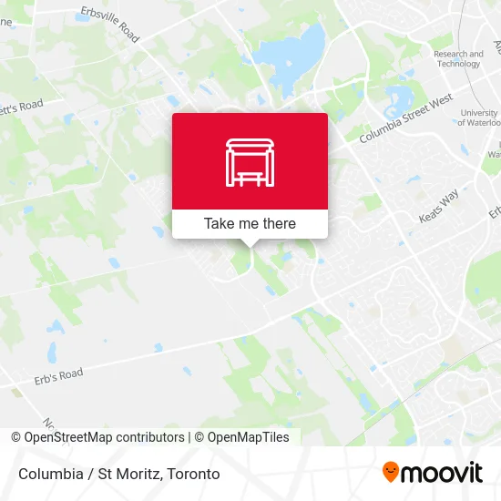 Columbia / St Moritz map