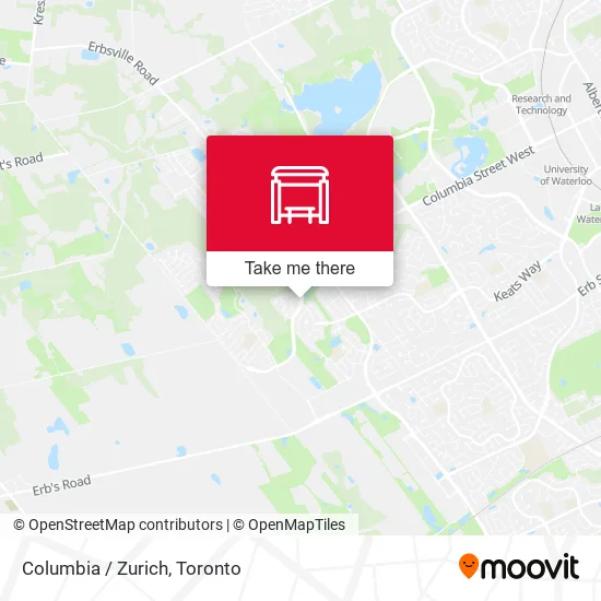 Columbia / Zurich map