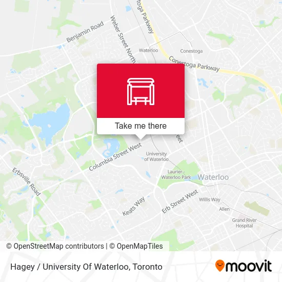 Hagey / University Of Waterloo map