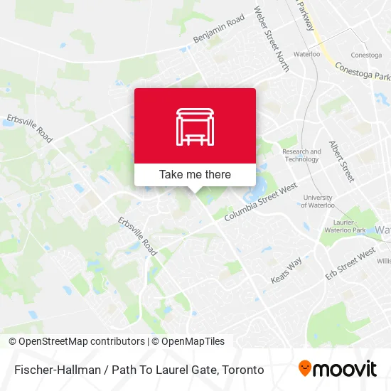 Fischer-Hallman / Path To Laurel Gate map