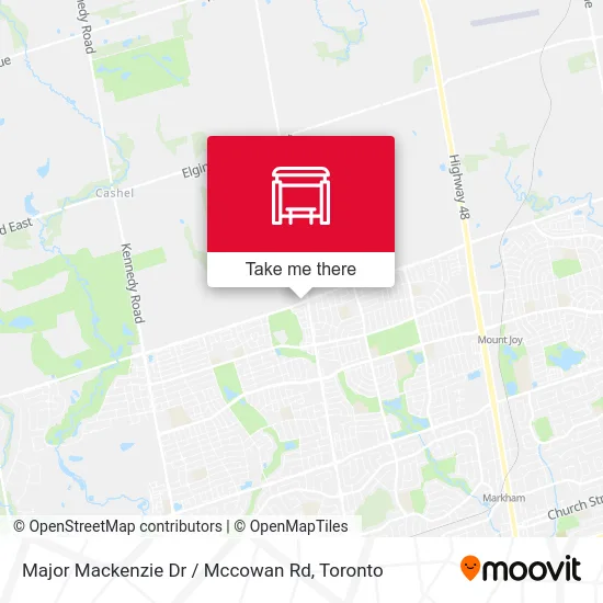Major Mackenzie Dr / Mccowan Rd map