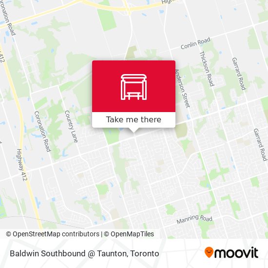 Baldwin Southbound @ Taunton map