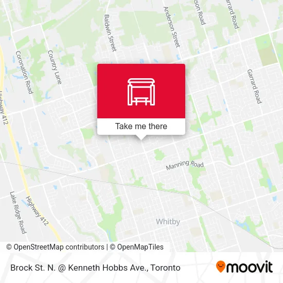 Brock St. N. @ Kenneth Hobbs Ave. map