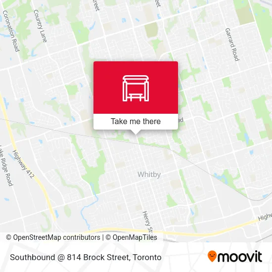 Southbound @ 814 Brock Street map