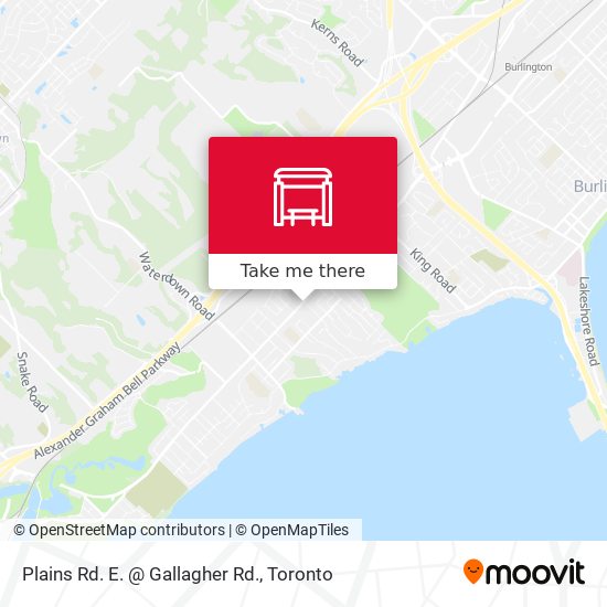 Plains Rd. E. @ Gallagher Rd. map