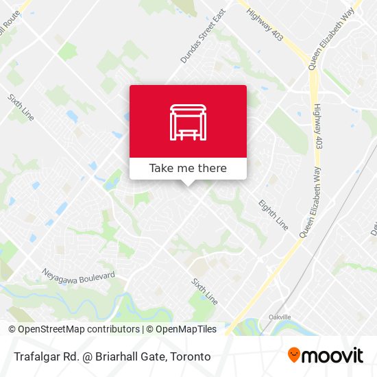 Trafalgar Rd. @ Briarhall Gate map