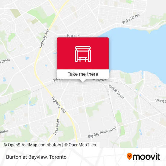 Burton at Bayview map