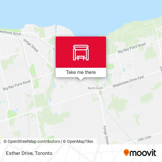 Esther Drive map