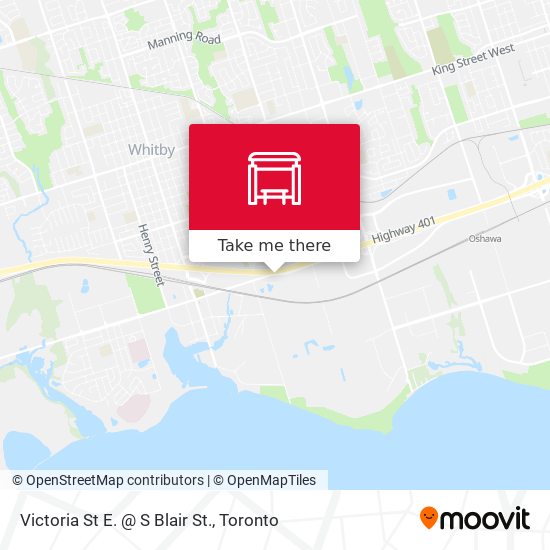 Victoria St E. @ S Blair St. map