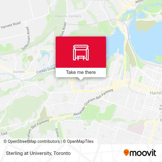 Sterling at University map