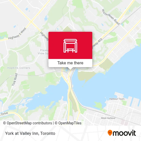 York at Valley Inn map