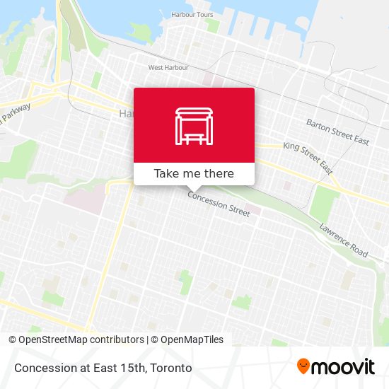 Concession at East 15th map