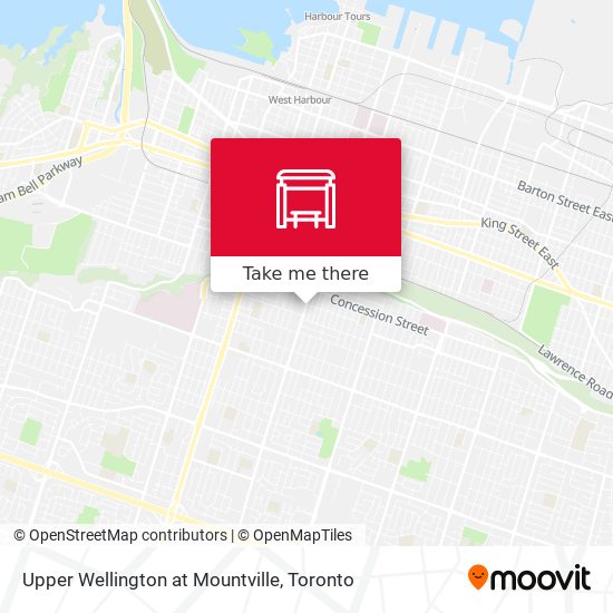 Upper Wellington at Mountville map