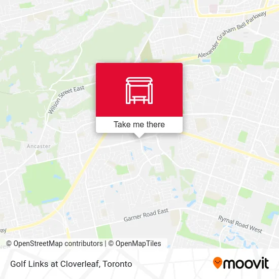 Golf Links at Cloverleaf map