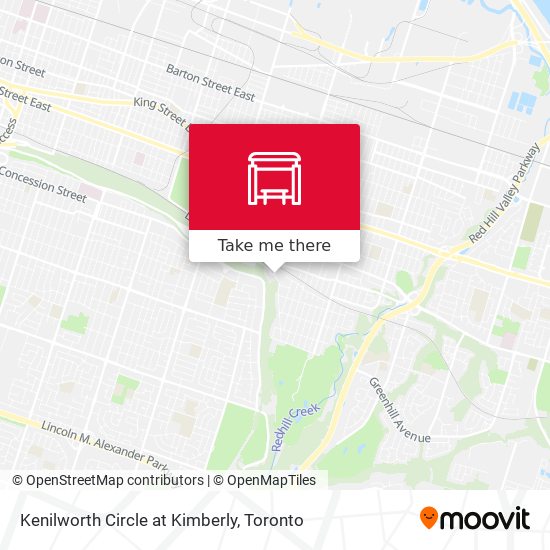 Kenilworth Circle at Kimberly map