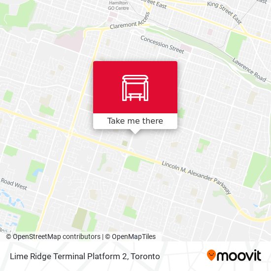 Lime Ridge Terminal Platform 2 plan