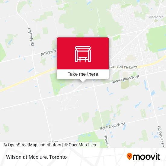 Wilson at Mcclure map