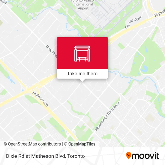 Dixie Rd at Matheson Blvd map