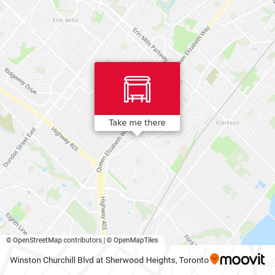 Winston Churchill Blvd at Sherwood Heights plan