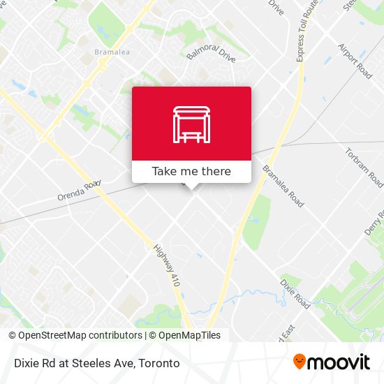 Dixie Rd at Steeles Ave plan