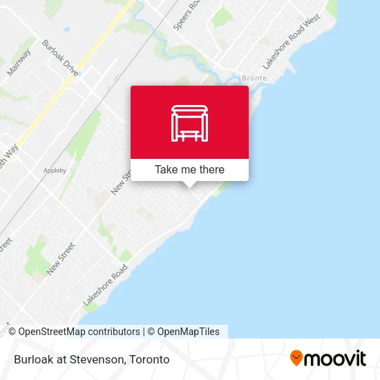 Burloak at Stevenson map