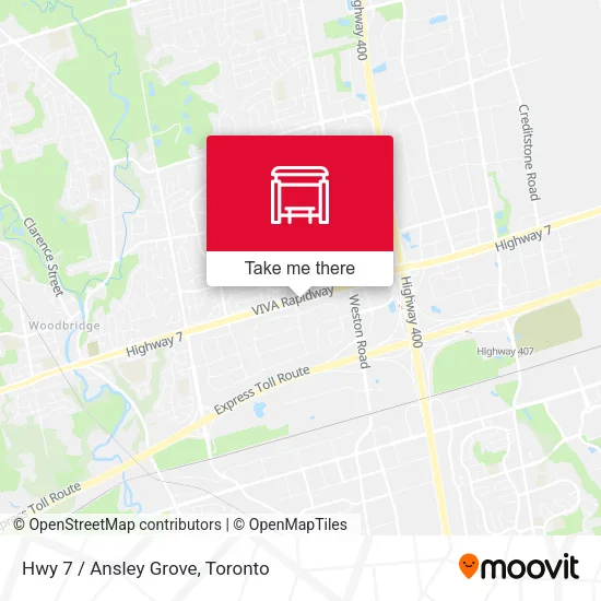 Hwy 7 / Ansley Grove map