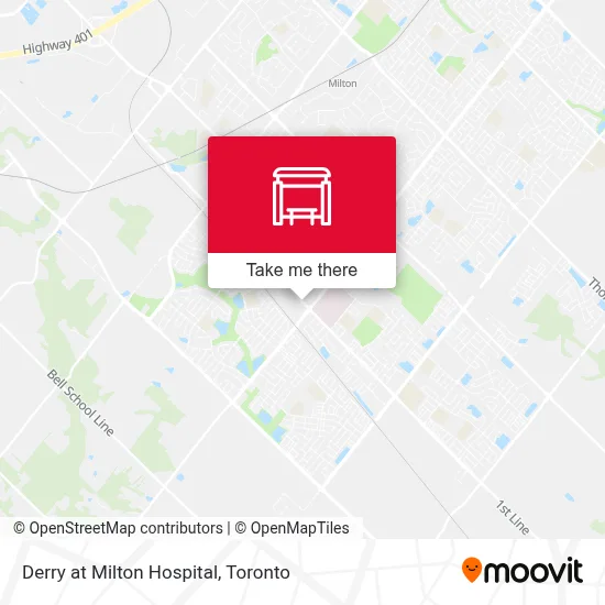 Derry at Milton Hospital map