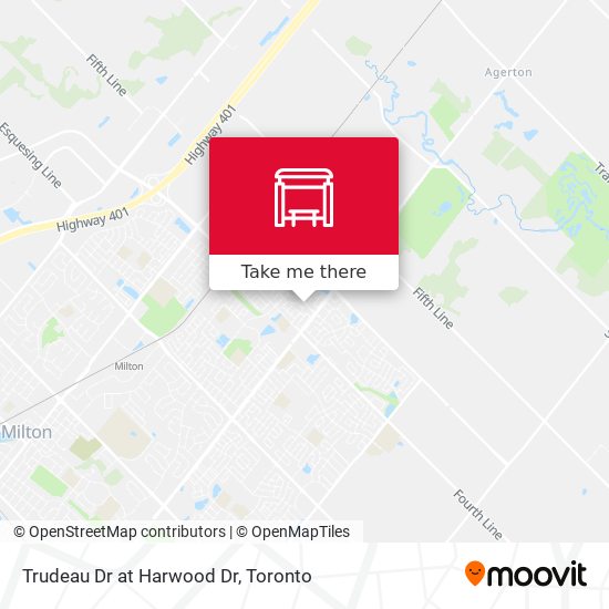 Trudeau Dr at Harwood Dr plan