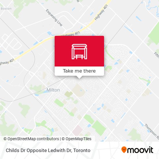Childs Dr Opposite Ledwith Dr map