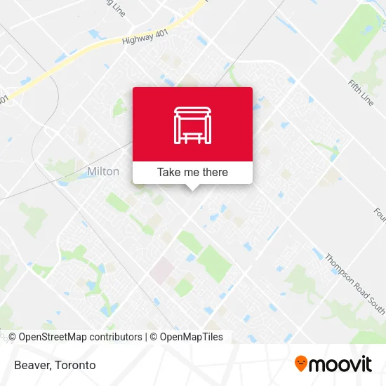 Beaver map