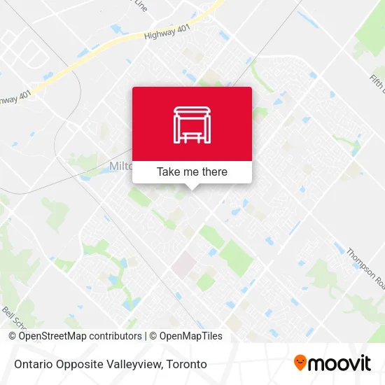 Ontario Opposite Valleyview map