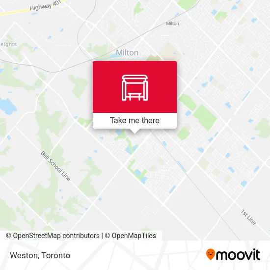 Weston map