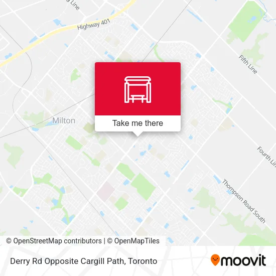 Derry Rd Opposite Cargill Path map