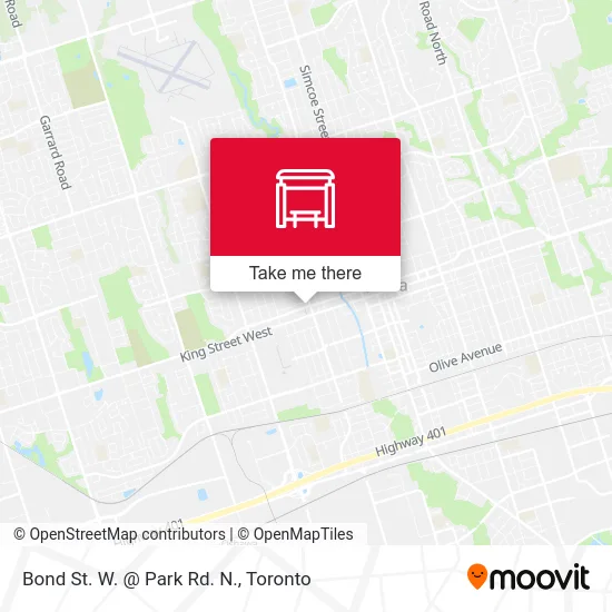 Bond St. W. @ Park Rd. N. map