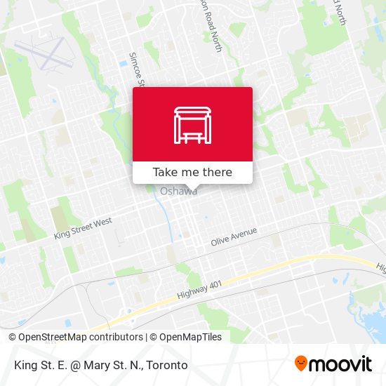King St. E. @ Mary St. N. map