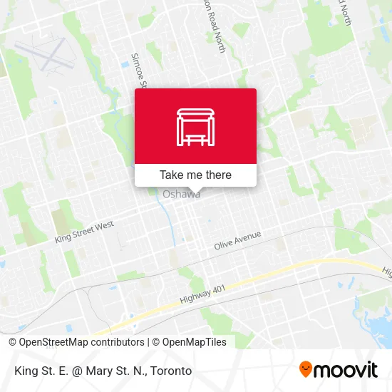 King St. E. @ Mary St. N. map
