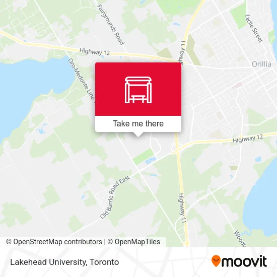 Lakehead University map