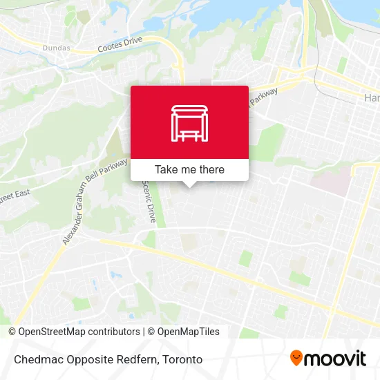Chedmac Opposite Redfern map