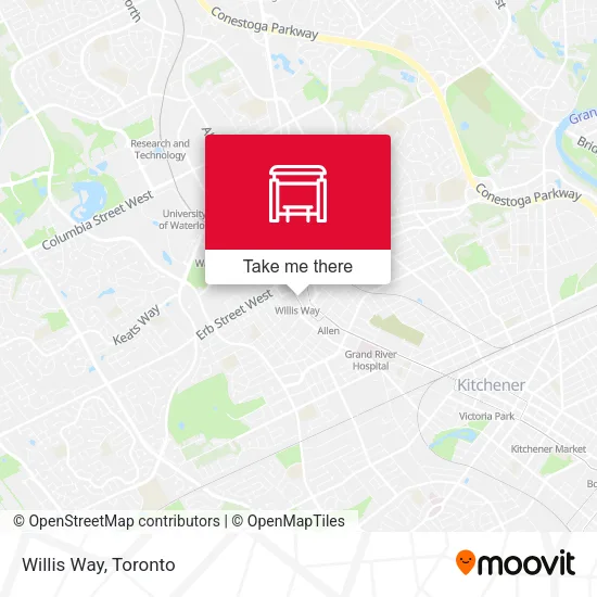 Willis Way map