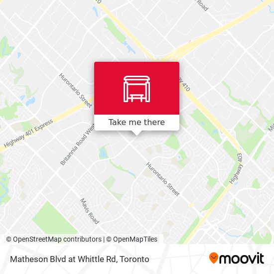 Matheson Blvd at Whittle Rd map
