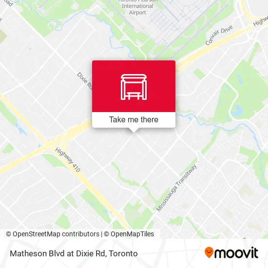 Matheson Blvd at Dixie Rd map