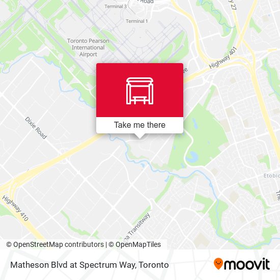Matheson Blvd at Spectrum Way map
