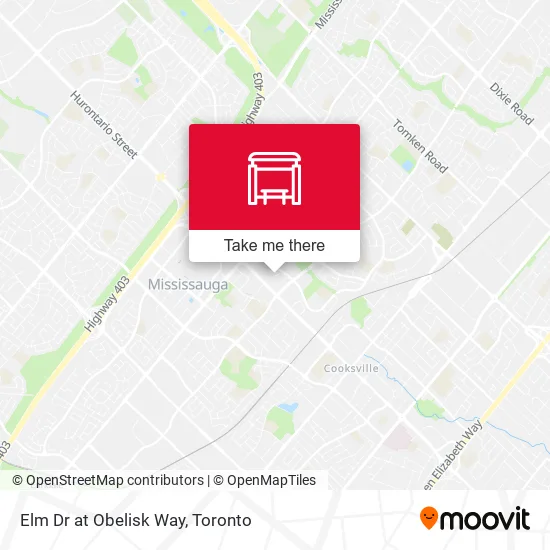 Elm Dr at Obelisk Way map
