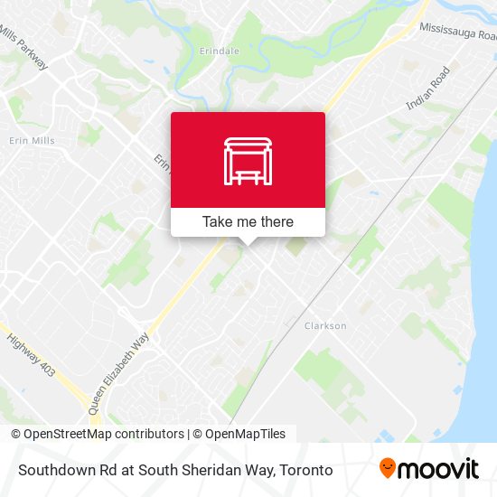 Southdown Rd at South Sheridan Way plan