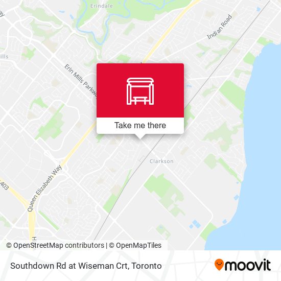 Southdown Rd at Wiseman Crt map