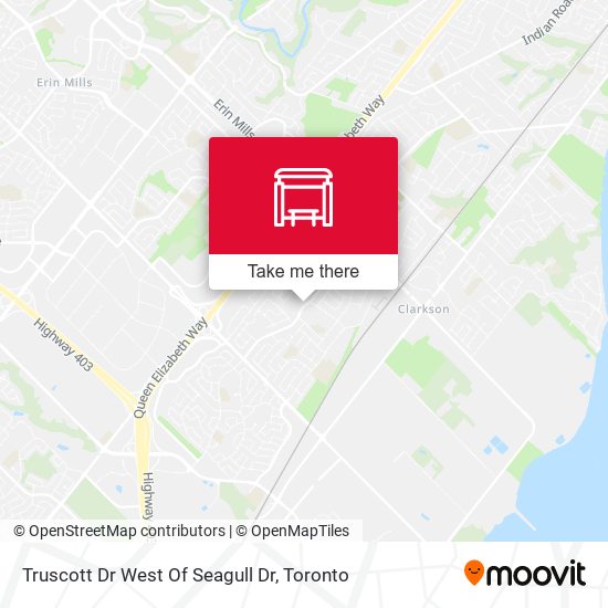 Truscott Dr West Of Seagull Dr map