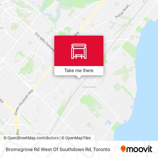 Bromsgrove Rd West Of Southdown Rd map