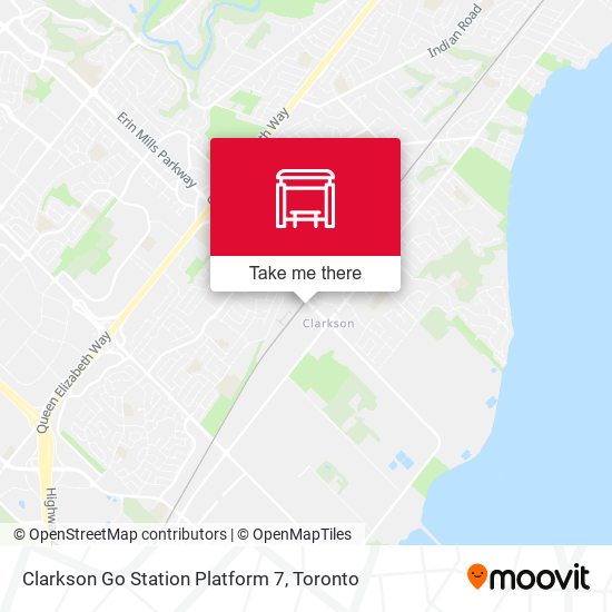 Clarkson Go Station Platform 7 plan